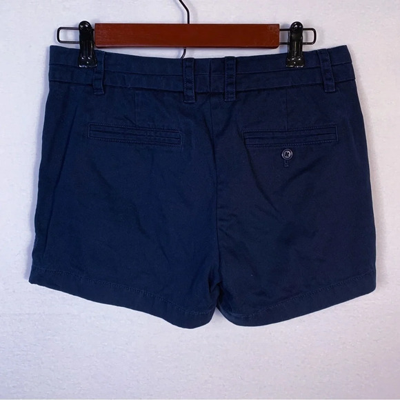 J. Crew Classic Navy Blue Chino Shorts 4” Inseam - Picture 3 of 5